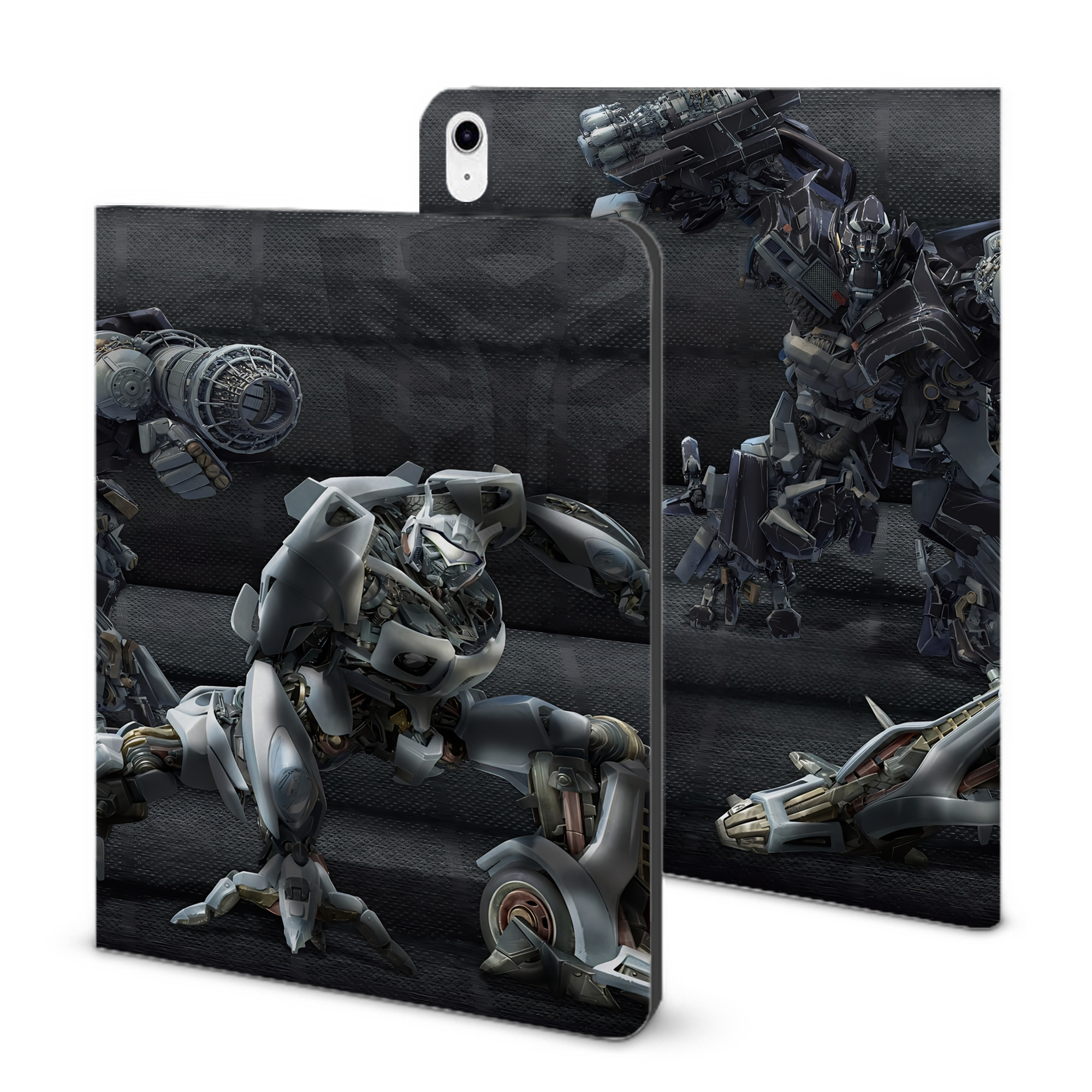 （画像用） Transformers トランスフォーマー IPad ケース ブック型 PUレザー TPU 耐衝撃 軽量 薄型 ペン収納なし 全面保護 IPad 各モデル対応